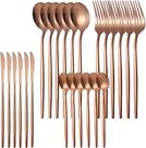Faqueiro Slim 24 Peças Aço Inox Rose Gold Saldão