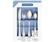Faqueiro Tramontina Aço Inox P/ Mesa Zurique 24 pç