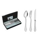 Faqueiro Tramontina Italy em Aço Inox com Facas para Churrasco Forjadas 6mm Acabamento Alto Brilho 48 Peças Faqueiro Tramontina Italy em Aço Inox com Facas para Churrasco Forjadas 6mm Acabamento Alto Brilho 48 Peças