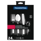 Faqueiro Tramontina Malibu 24 Peças Inox para Mesa Completa