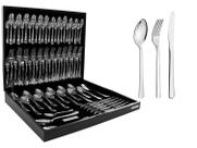 Faqueiro Tramontina Oslo 76 Peças em Aço Inox com Facas de Mesa e Estojo de Madeira 66985304