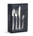 Faqueiro Wolff Nice Inox 16 ou 24 Peças Design Elegante, Cabo e Lâmina em Aço Inox