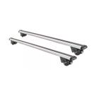 Farad Rack De Teto Grey Bagageiro Travessas Alumínio Fixação BM04 Antifurto Suporta 100kg Farad Rack De Teto Grey Bagageiro Travessas Alumínio Fixação BM04 Antifurto Suporta 100kg