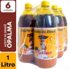 Fardo Azeite De Dendê Opalma 1 Litro com 6 Unidades