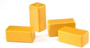 Fardos de feno Toy Bruder de 4 blocos para crianças, escala 1:16