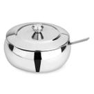 Farinheira Açucareiro Saleiro Powder Com Colher Tampa Inox Farinheira Açucareiro Saleiro Powder Com Colher Tampa Inox