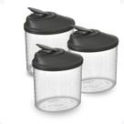 Farinheira / Açucareiro Topa Tudo 1 l Conjunto c/ 3 un