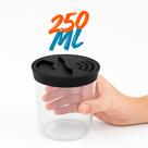 Farinheiro 250ML Porta Condimento Com Tampa Porta Queijo Ralado Mantimento Plástico Resistente Mesa Farinheiro 250ML Porta Condimento Com Tampa Porta Queijo Ralado Mantimento Plástico Resistente Mesa