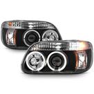 Faróis ACANII LED Halo Black Ford Explorer 95-01 Faróis ACANII LED Halo Black Ford Explorer 95-01