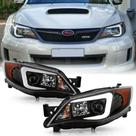 Faróis ACANII Subaru Impreza WRX 2008-2014 Tubo de LED Faróis ACANII Subaru Impreza WRX 2008-2014 Tubo de LED