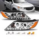 Faróis AmeriLite 2011-2013 Kia Sorento com Anel de LED