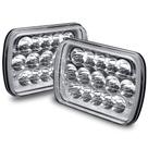 Faróis de LED TRUE MODS 7x6 5x7 H6054 Chrome para Jeep Wrangler