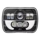 Faróis de LED Wrangler High/Leds quadrados de 7 polegadas 5x7 Faróis de LED Wrangler High/Leds quadrados de 7 polegadas 5x7