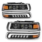 Faróis dianteiros de LED RAMJET4X4 para Chevy Silverado e Tahoe 99-06 Faróis dianteiros de LED RAMJET4X4 para Chevy Silverado e Tahoe 99-06