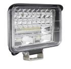 Farol 144w Retangular Duas Fases 5 Jeep Caminhão Universal