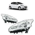 Farol 208 2012 2013 2014 2015 2016 Cromado Sem Led