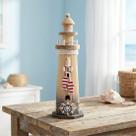 Farol Artesanal Decoração Náutico Casa Praia Marítimo 33cm