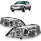 Farol astra 2003 2004 2005 2006 2007 a 2012 cromado esquerdo
