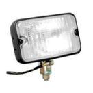 Farol Auxiliar 155Mm Retangular Val tra Nh JD carcaca aro e refletor em aco lente de vidro difuso lampada H3