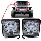 Farol Auxiliar 27w 9 Led Universal Quadrado 12V - Suns