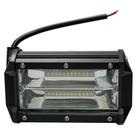 Farol Auxiliar 72 Leds SMD Branco 9 60V 6500 7000k Carcaça Alumínio Preto 132x80x63mm - Fortluz - FK-X1072 Farol Auxiliar 72 Leds SMD Branco 9 60V 6500 7000k Carcaça Alumínio Preto 132x80x63mm - Fortluz - FK-X1072