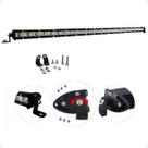 Farol Auxiliar 90w 85cm Barra de LED SLIM Grade troller rally off-road LE-6765