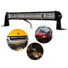 Farol Auxiliar Barra de LED SLIM troller rally off-road BAR-120ULTRA 34cm 120W Amarela / branca
