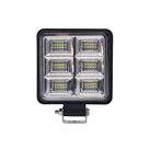 Farol Auxiliar De Led com função Estrobo Quadrado 144W 12V/24V