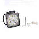 Farol Auxiliar Led Quadrado 9 Leds SMD Bivolt Cristal - Nino - F-433