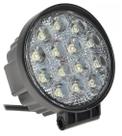 Farol Auxiliar Milha Led 42W Redondo Jeep Wrangler Troller Toyota Suv Branco Frio Luz Branca