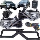 Farol auxiliar neblina gol voyage g8 saveiro g7 kit completo moldura botão original chicote instalação Farol auxiliar neblina gol voyage g8 saveiro g7 kit completo moldura botão original chicote instalação