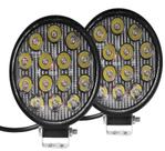 Farol Auxiliar Redondo Led 42w 14 Led 6000k - PAR Off-Road