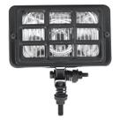 Farol Auxiliar Retangular Com Grade Manejo Carcaça Ferro uso geral 156X94 Mm Usa H3