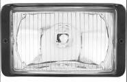 Farol Auxiliar Universal Retangular 155x90mm H3 Longo Alcance F-121 Nino