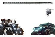 Farol Barra De Led 72w 65,5cm Trator Camionete Off Road 4x4