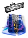 Farol Barra Led Blue Zone 20w Empilhadeira Universal