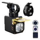 Farol Bike 30w Lente Amarela Controle Sem Fio 1700 Lumens