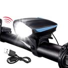 Farol Bike Bicicleta Led Buzina Recarregável Led forte de Alta Qualidade - 7588