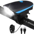 Farol Bike Led Com Buzina Recarregável LT-8527