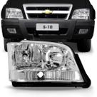 Farol Blazer S10 Pitbull 2003 2004 Seta Cristal