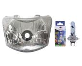 Farol Bloco Óptico Biz 100 2012 á 2016 + Lâmpada Led H4
