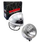 Farol Bloco Óptico Kansas 150 Cristal Completo Cromado