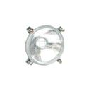 Farol Bloco otico 144Mm Redondo NH Embutir refletor em aco lente de vidro com mancais molas e parafusos de regulagem lampada H4