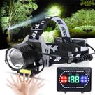 Farol Bud K recarregável LED 120000 lúmens IPX7 à prova d'água