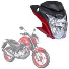 Farol c/ carenagem cb 250 twister 2016 vermelho perolizado