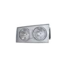 Farol Caminhoes Vw Linha Pesada Duplo 2000 Em Diante Prata Lado Direito