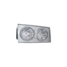 Farol Caminhoes Vw Linha Pesada Duplo 2000 Em Diante Prata Lado Esquerdo