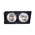 Farol Caminhoes Vw Linha Pesada Duplo 2000 Preto Lado Direito