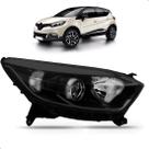 Farol Captur 2017 A 2019 Eletrico com Friso Preto