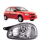 FAROL CHEVROLET CORSA WIND 1994 A 2000 CROMADO DIREITO vd